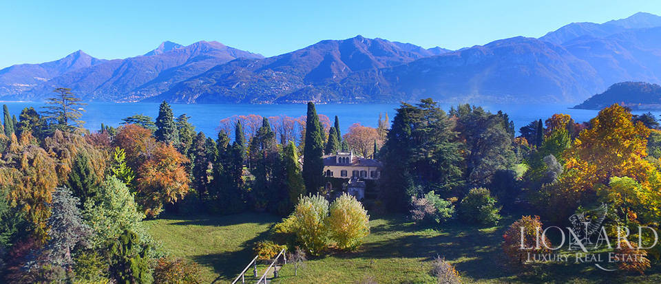 Magnífica vista del lago de Como (Italia)