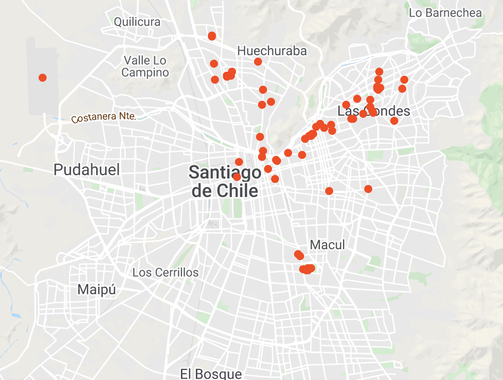 Alquilar con Google Maps Timeline