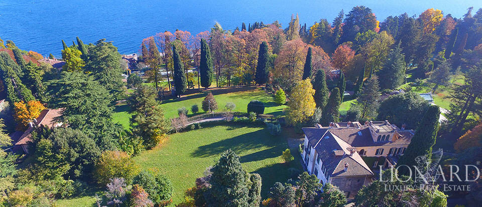 Magnífica vista del lago de Como (Italia)