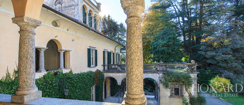 Magnífica vista del lago de Como (Italia)